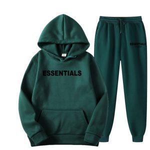 High-quality hooded and velvet embroidered sweater high street trend men and women with the same wide sweater slacks.