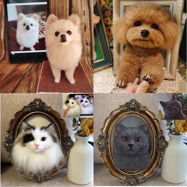 3D pet portrait photo frame custom made - 图片 10