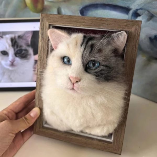 3D pet portrait photo frame custom made - 图片 11