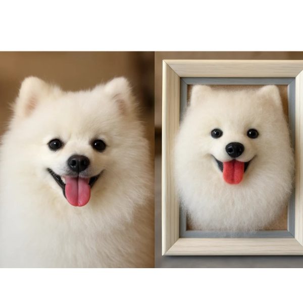 3D pet portrait photo frame custom made - 图片 6