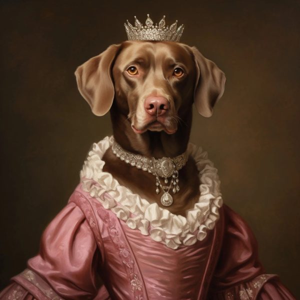 Custom Royal Pet Portrait, Two Dog Portrait, Renaissance Dog Painting, Royal Dog Portrait, Gift for Pets, Wall Art - 图片 2