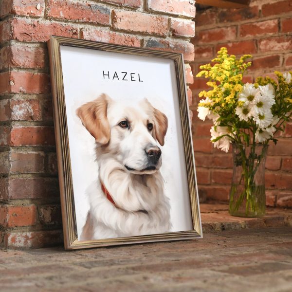 AI square wooden frame ornaments20X30CM - 图片 11