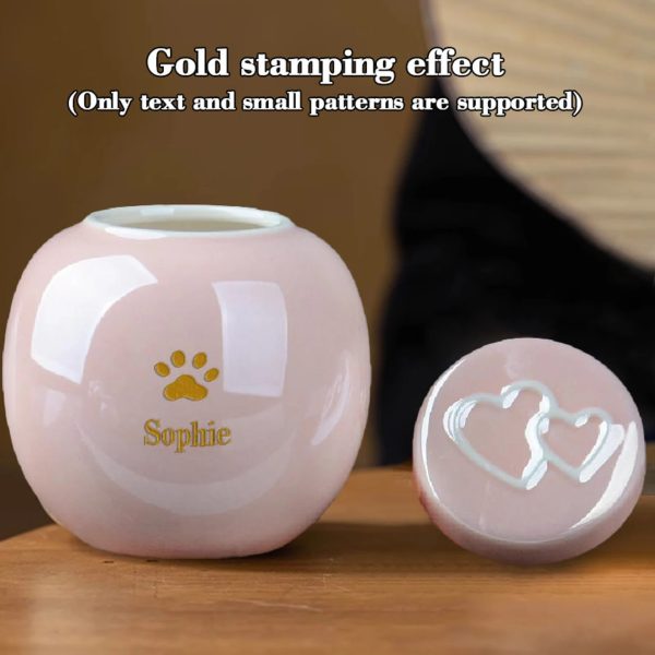 Best-selling claw print animal hair urn small pet urn urn urn - 图片 10