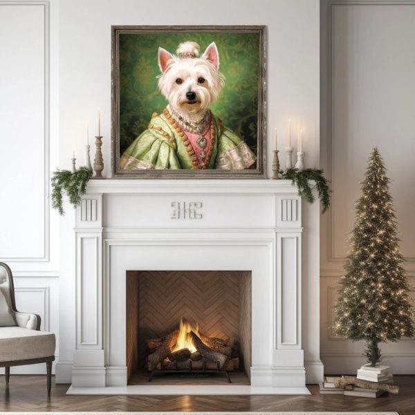 Custom Royal Pet Portrait, Two Dog Portrait, Renaissance Dog Painting, Royal Dog Portrait, Gift for Pets, Wall Art - 图片 18