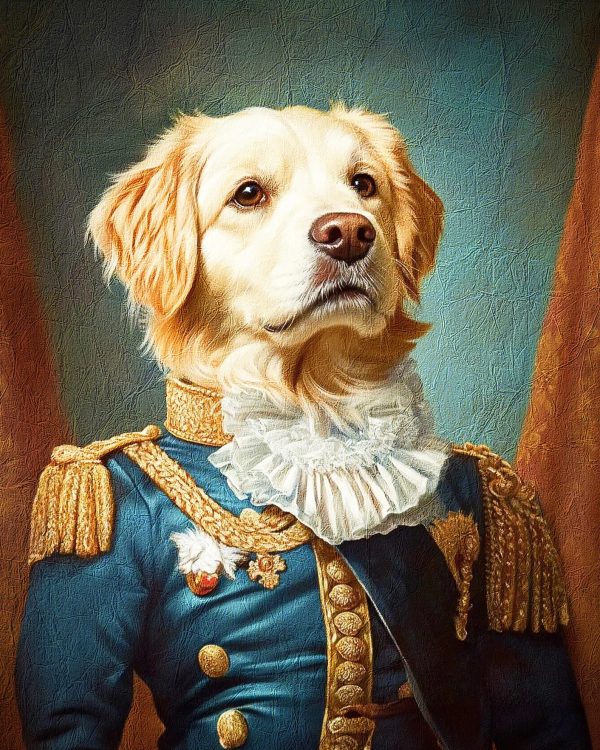Custom Royal Pet Portrait, Two Dog Portrait, Renaissance Dog Painting, Royal Dog Portrait, Gift for Pets, Wall Art - 图片 4