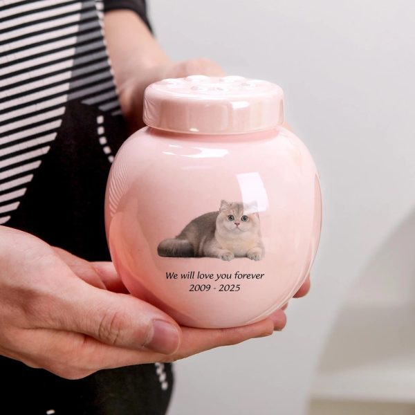 Best-selling claw print animal hair urn small pet urn urn urn - 图片 4