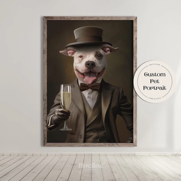 Custom Royal Pet Portrait, Two Dog Portrait, Renaissance Dog Painting, Royal Dog Portrait, Gift for Pets, Wall Art - 图片 11