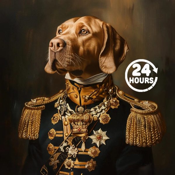 Custom Royal Pet Portrait, Two Dog Portrait, Renaissance Dog Painting, Royal Dog Portrait, Gift for Pets, Wall Art - 图片 12