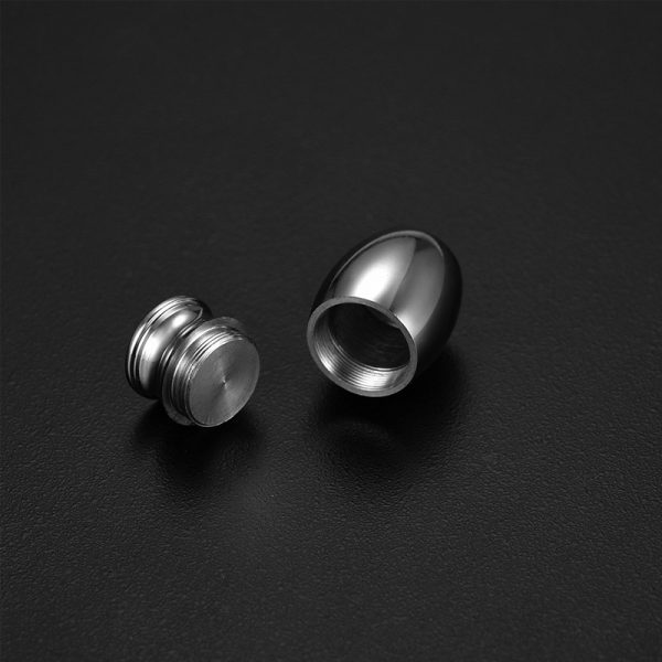 Best-selling stainless steel claw print animal hair urn small pet sealed urn urn urn with lid - 图片 3