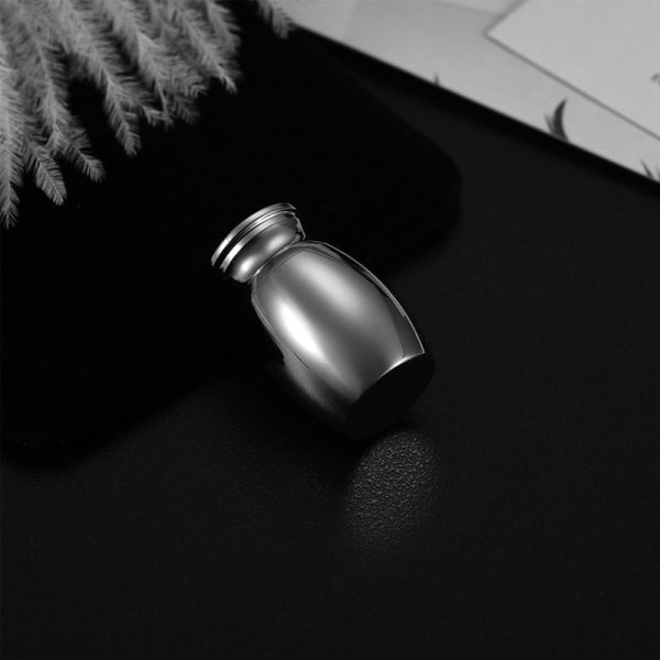 Best-selling stainless steel claw print animal hair urn small pet sealed urn urn urn with lid - 图片 2