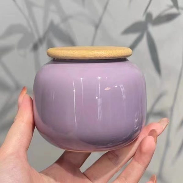 Best-selling claw-printed animal hair urn small pet sealed urn urn urn with lid - 图片 9